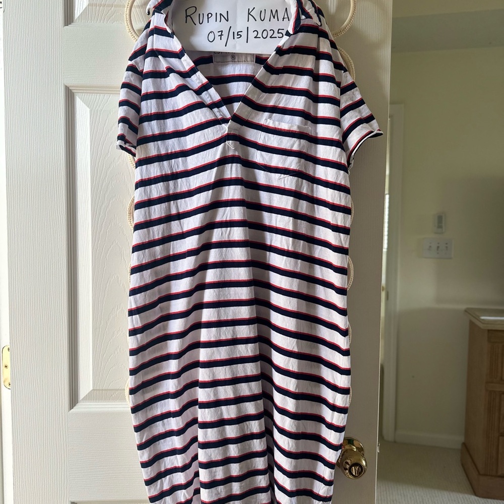 Frank and Eileen Striped Short Sleeve Dress size XL